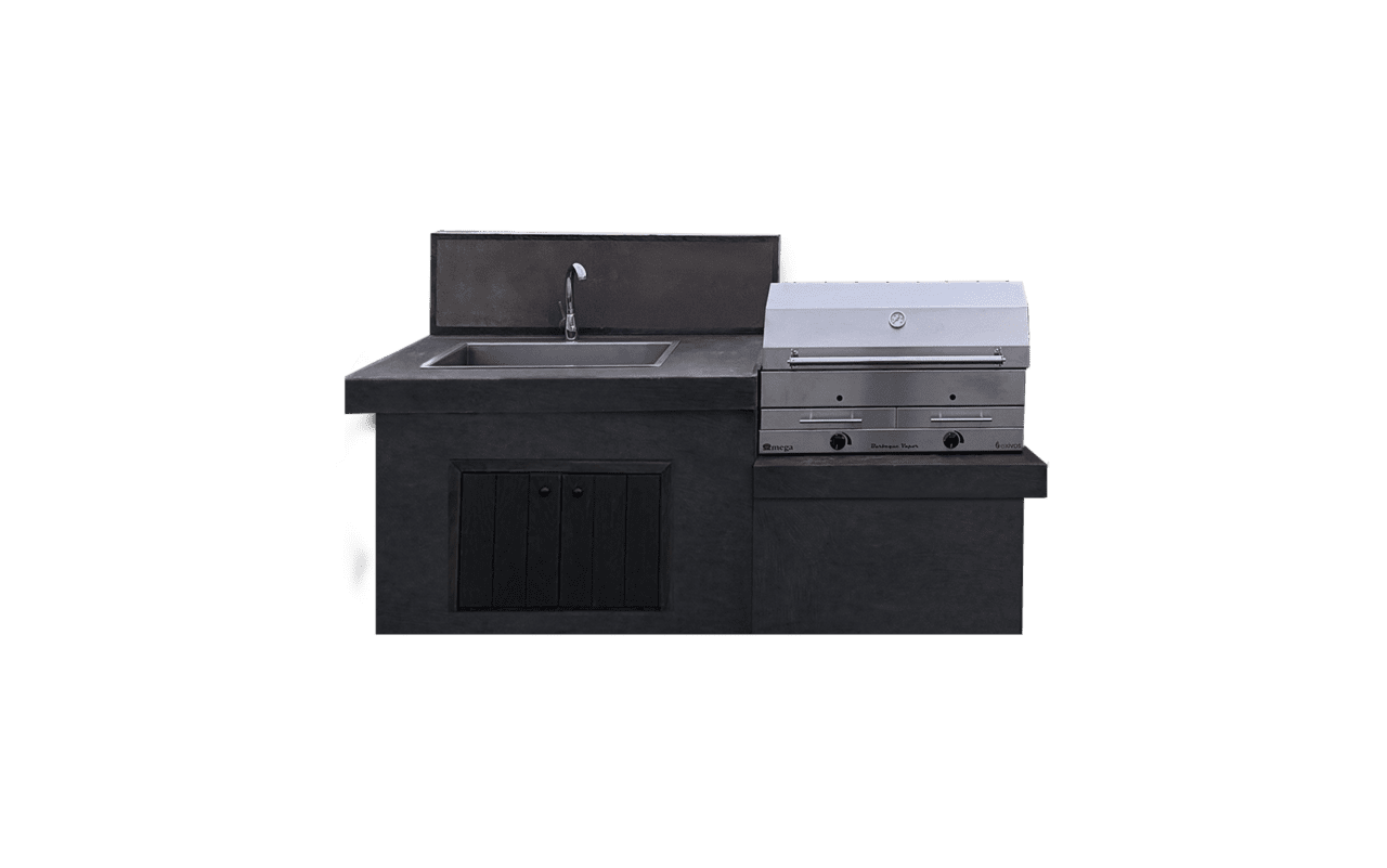 AK-354 Anthracite Outdoor Kitchen